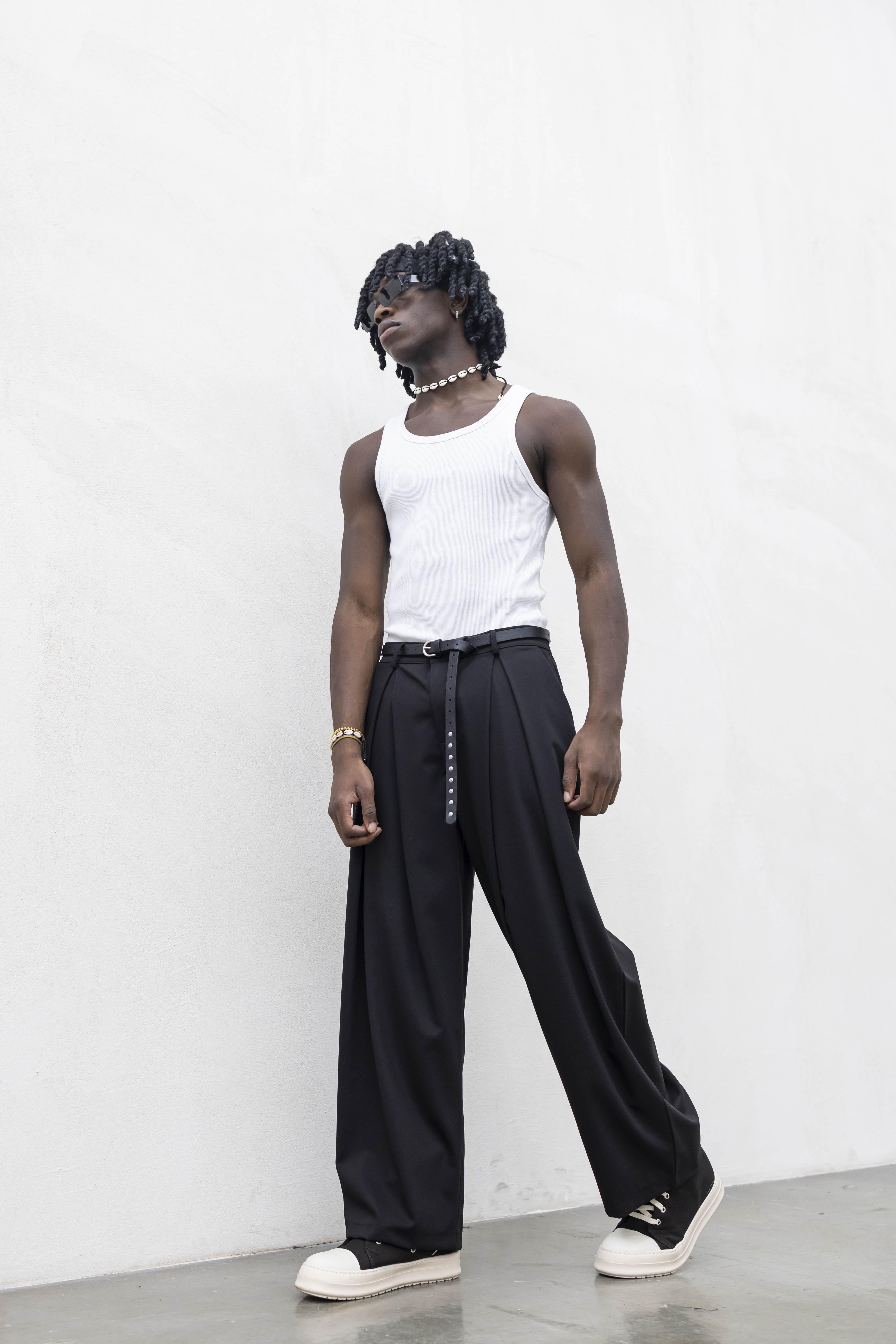 Tokyo pantaloni nero con super pences TKO005 NERO TOKYO