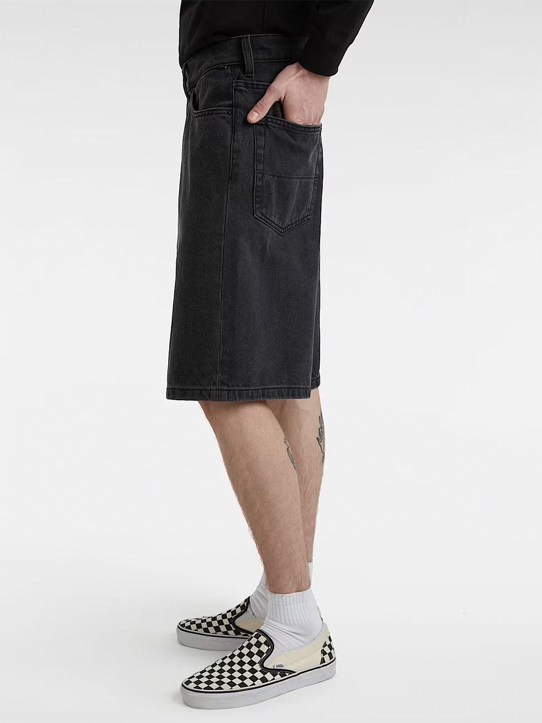 Vans t-bermuda nero in jeans VN000C9VEMQ1 NERO VANS