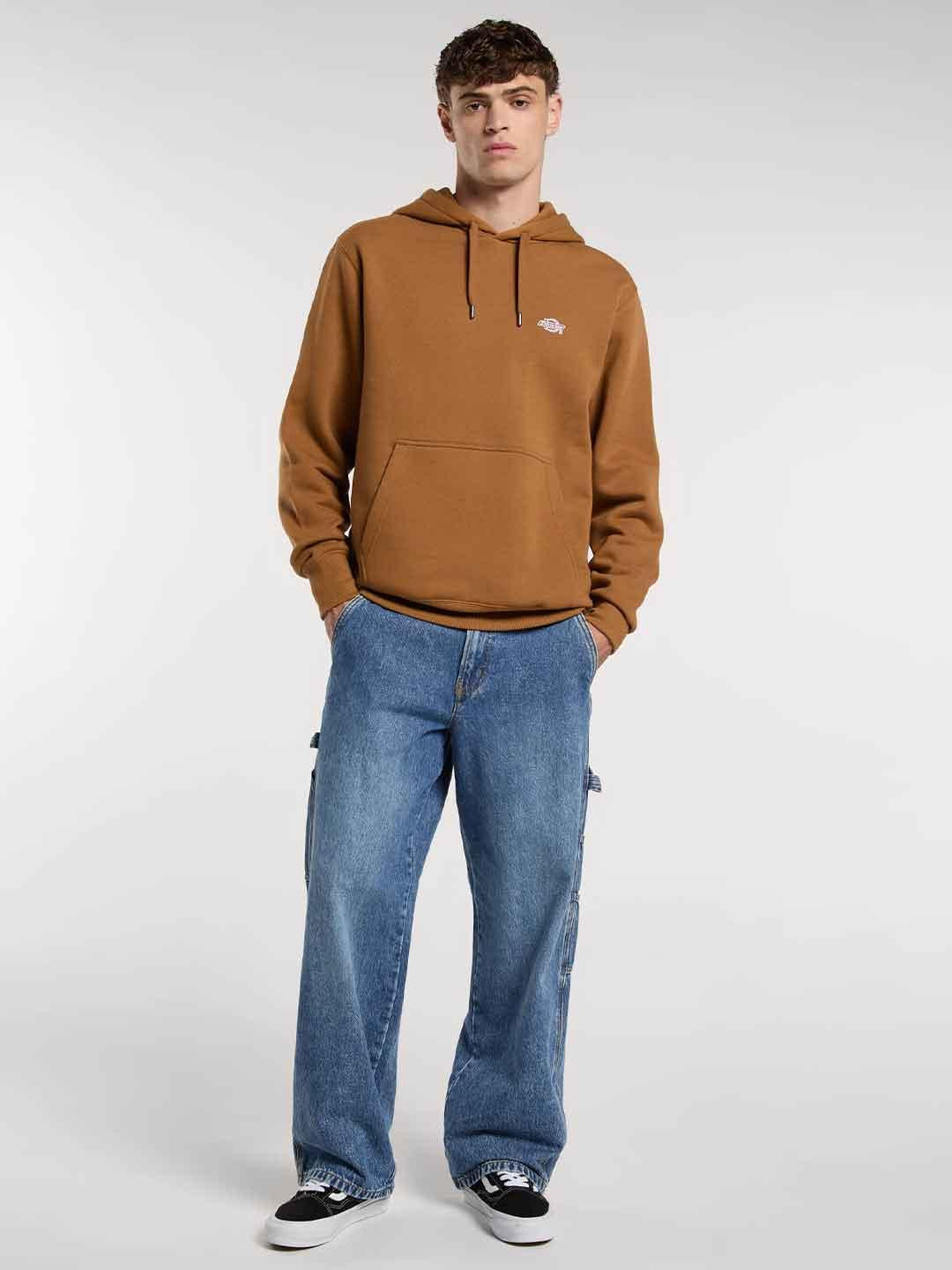 Dickies Summerdale felpa cuoio DK0A4Y6P0BD1 CUOIO DICKIES