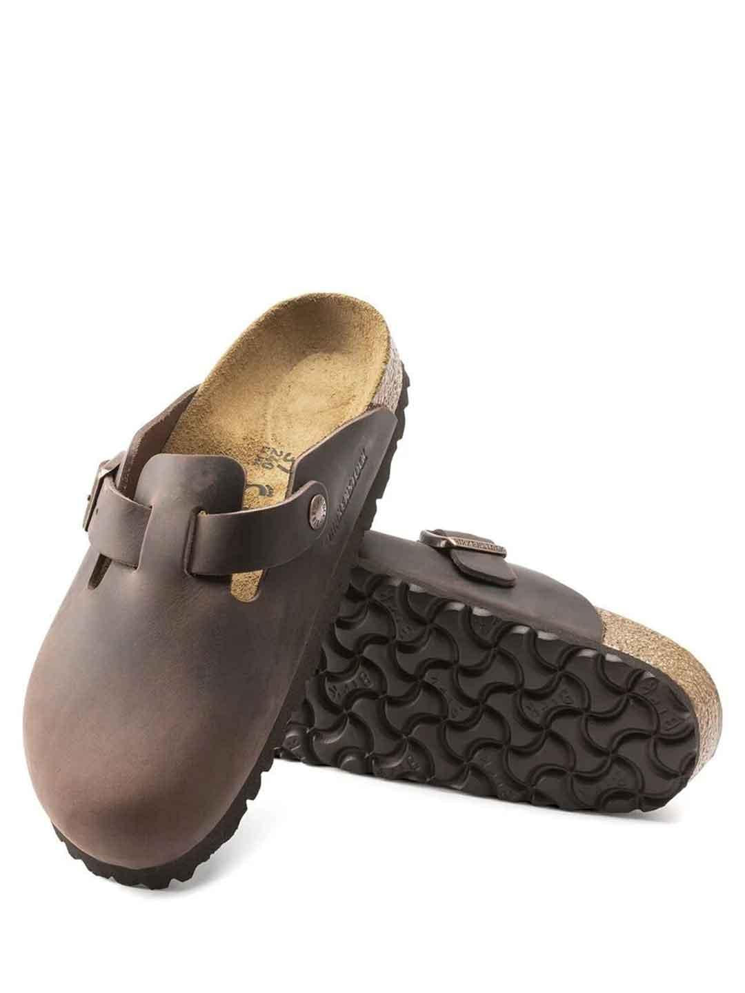Birkenstock Boston sabot marrone 0860133 MARRONE BIRKENSTOCK