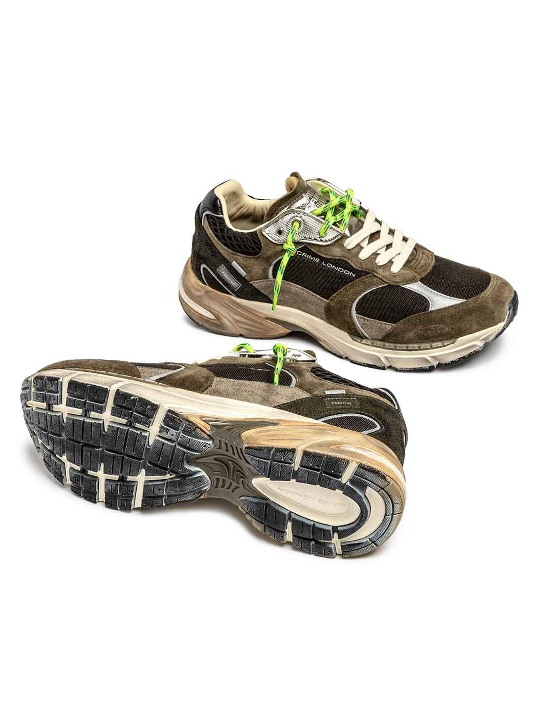 Crime Fugitive 9094 sneakers verde running 11301 VERDE CRIME