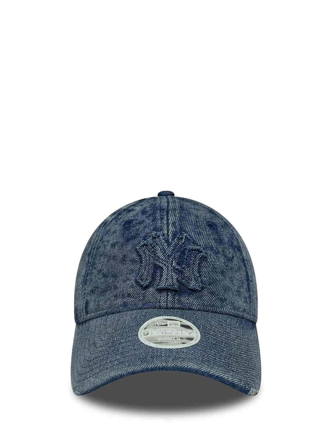 New Era 9TWENTY cappello blu in denim 60691320 BLU NEW ERA