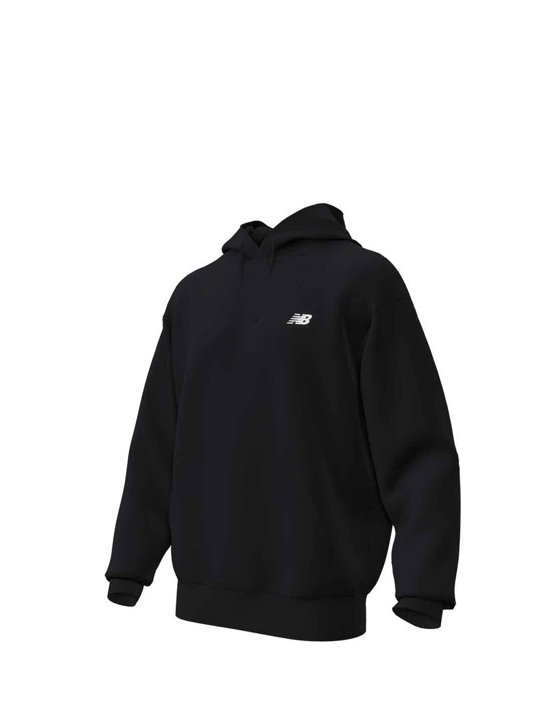 New Balance felpa nero con cappuccio MT41511BK NERO NEW BALANCE