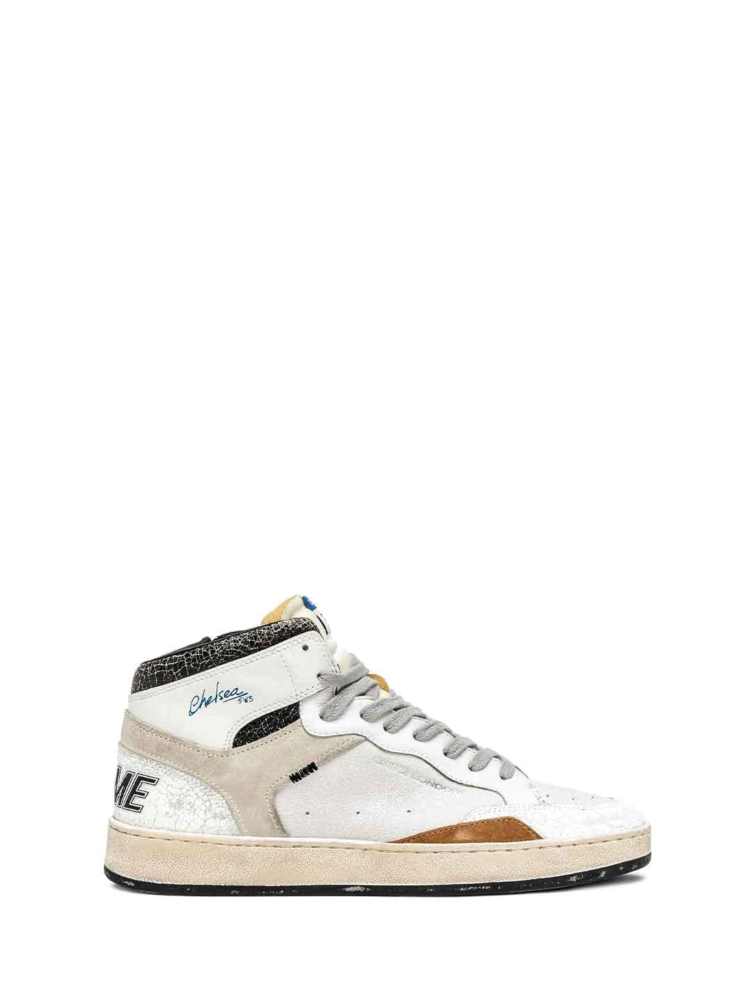 Crime Chelsea Mid sneakers bianco 11230 BIANCO CRIME