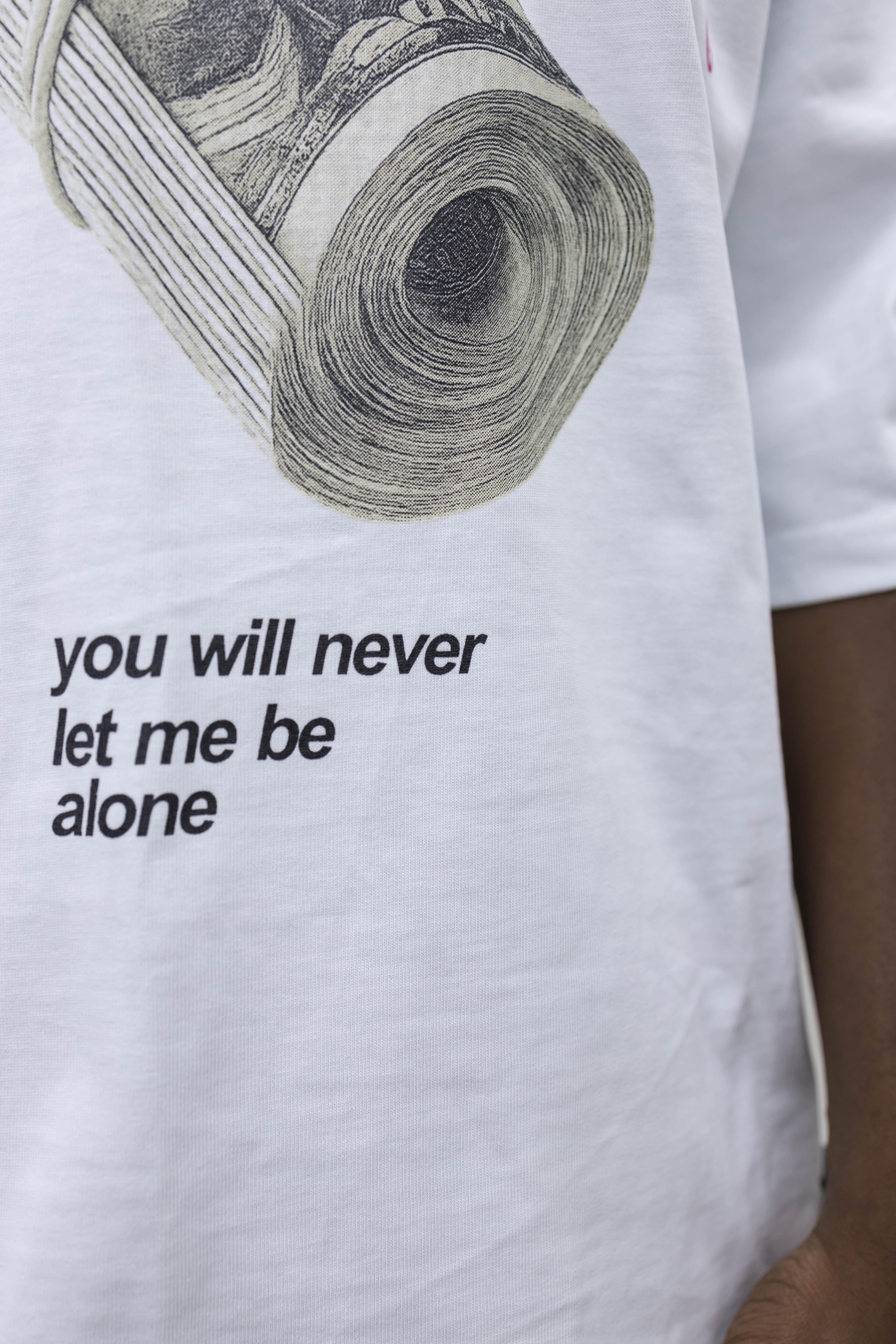 Present Day t-shirt bianco con dollari PRS023 BIANCO PRESENT DAY