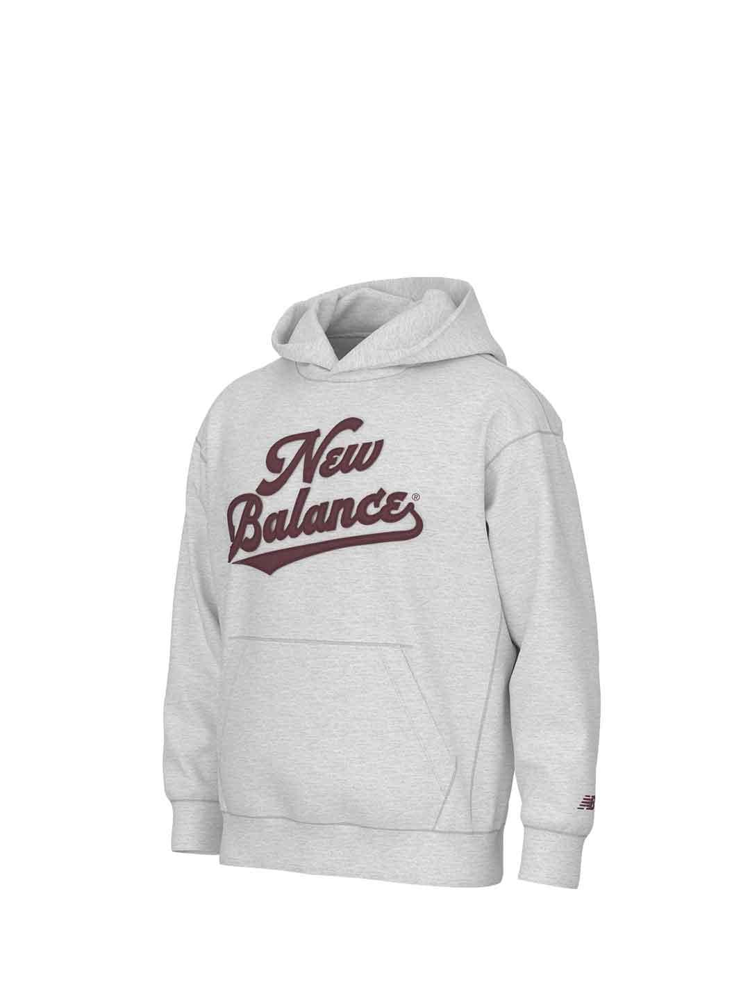 New Balance felpa grigio con grafica MT53902AHH GRIGIO NEW BALANCE