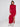 Kostumn abito rosso lungo aderente con spacco