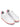 Philippe Model Nice sneakers bianco con tab fucsia
