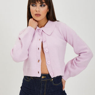 Glamorous Cardigan con bottoni AN4027 ROSA GLAMOROUS 