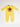 Dsquared2 yellow one-piece baby onesie