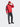 Adidas Rekive red hooded sweatshirt