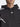 Adidas black sweatshirt with adjustable hood and front logo