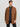 Jack &amp; Jones brown coat with reverse collar