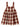 Lil'Atelier checked baby dungarees