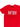 N°21 red kids t-shirt with logo