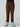 Over/D brown kids trousers with chain