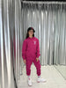 Dsquared 2 pantalone kids di tuta fucsia con stampe