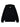 Name It felpa kids nero con cappuccio e zip integrale