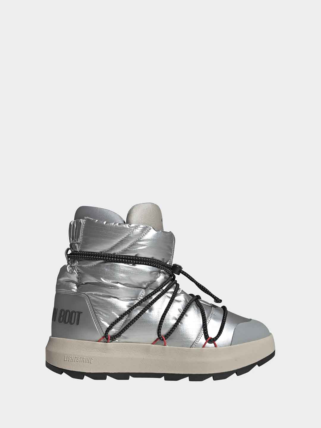 Adidas Ace Mid stivali argento x Moon Boot JQ7849 ARGENTO ADIDAS 