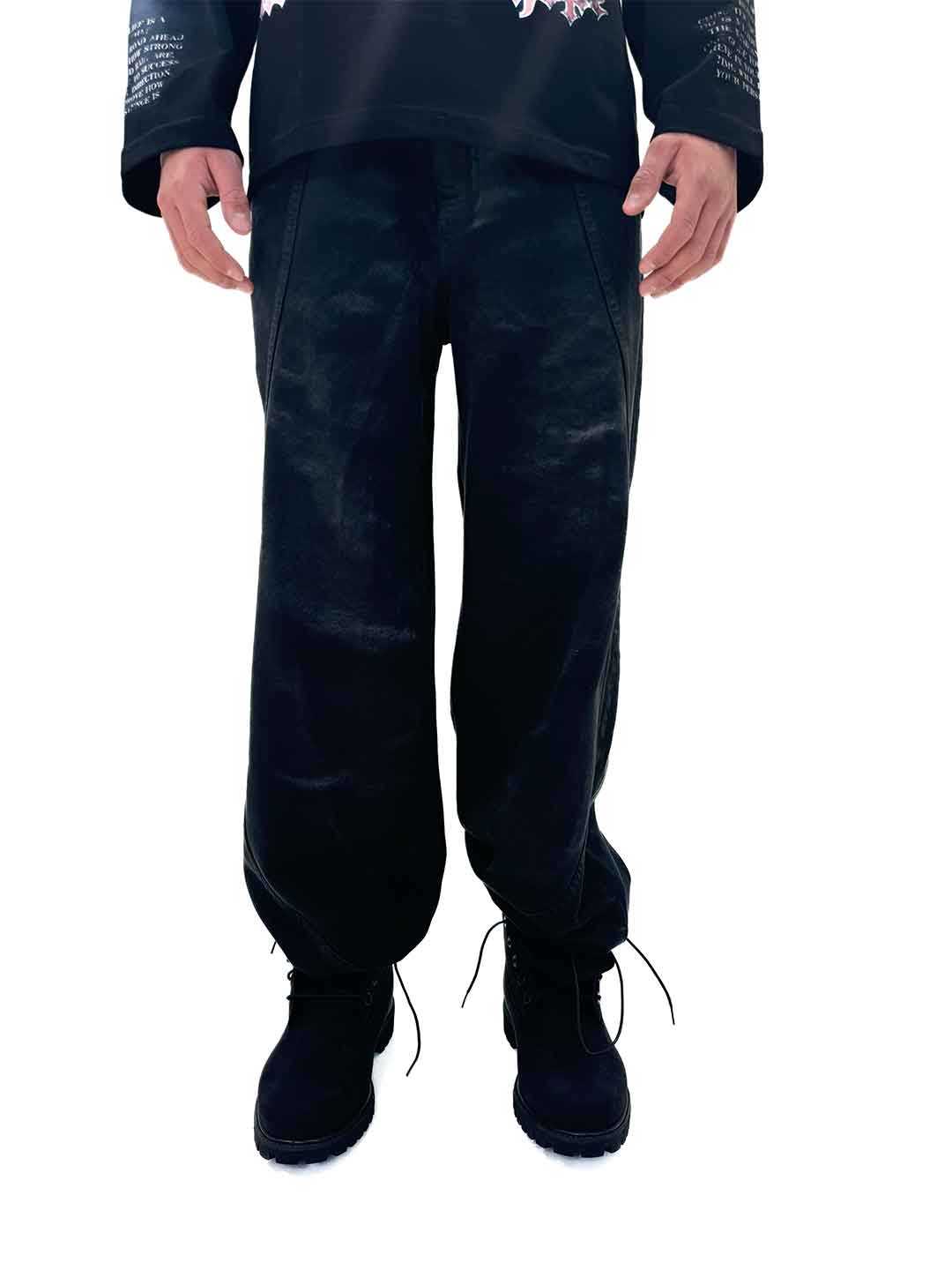 All Or Nothing jeans nero con fondo elasticizzato CHICAGO NERO ALL OR NOTHING 