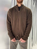 All Or Nothing maglione marrone con zip