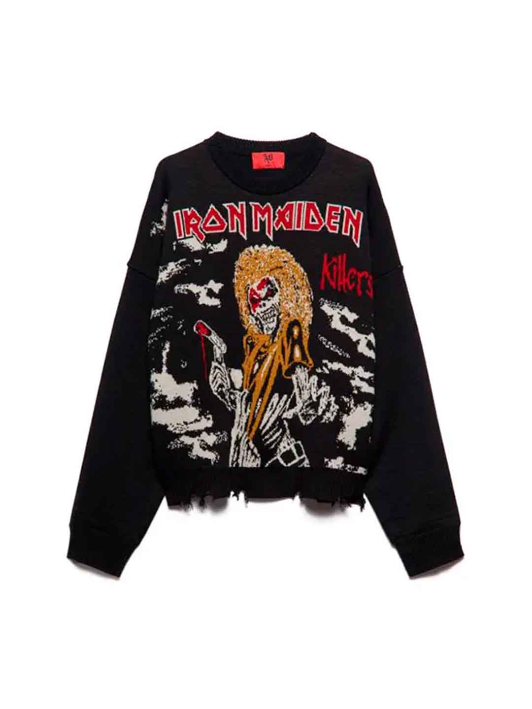 Aniye By maglione nero Iron Maiden I58 181066 NERO ANIYE BY 