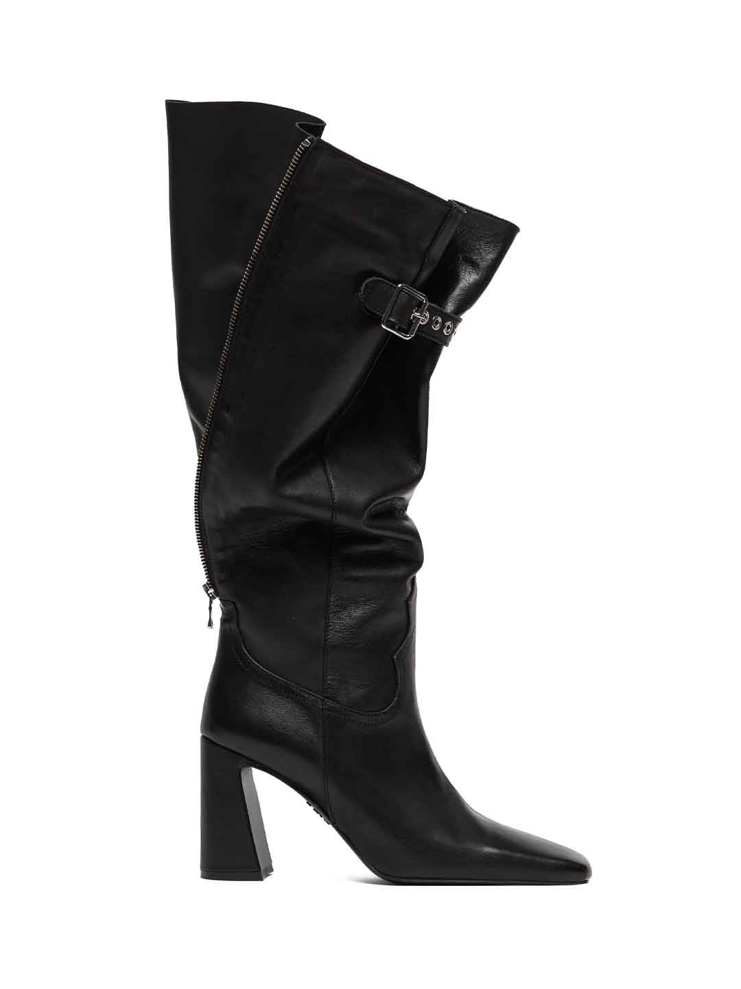Aniye By Lily Corsair stivali nero in pelle I5A 1A1239 NERO ANIYE BY 