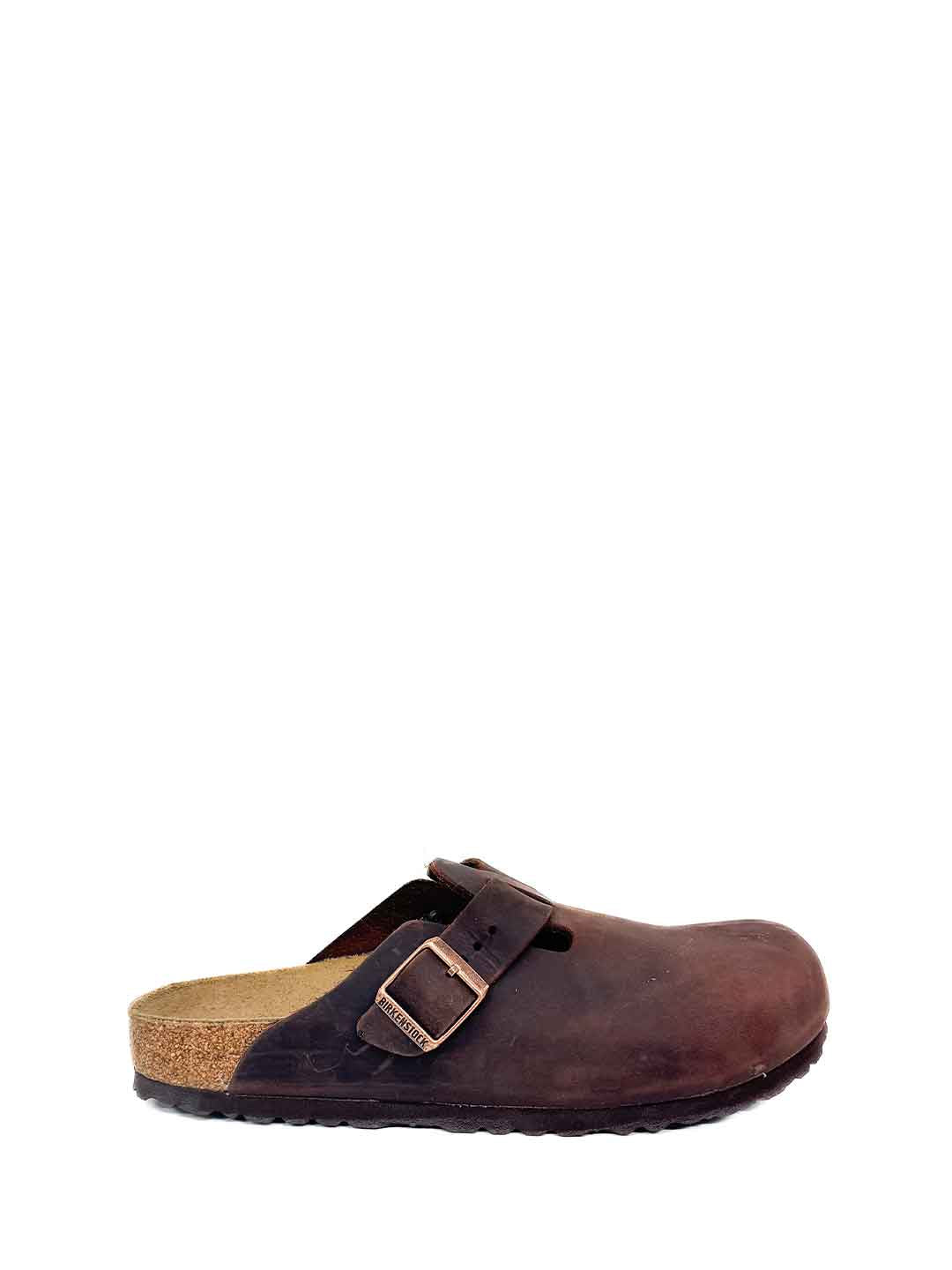 Birkenstock Boston sabot marrone 0860133 MARRONE BIRKENSTOCK 