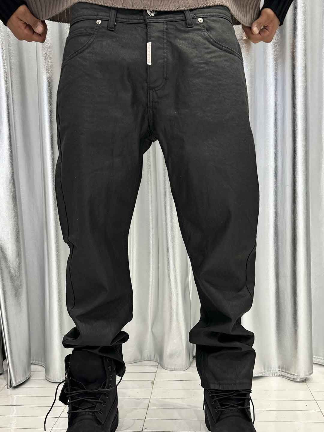 Cianotic Straight Fit jeans nero spalmato STRAIGHT FIT NERO CIANOTIC 
