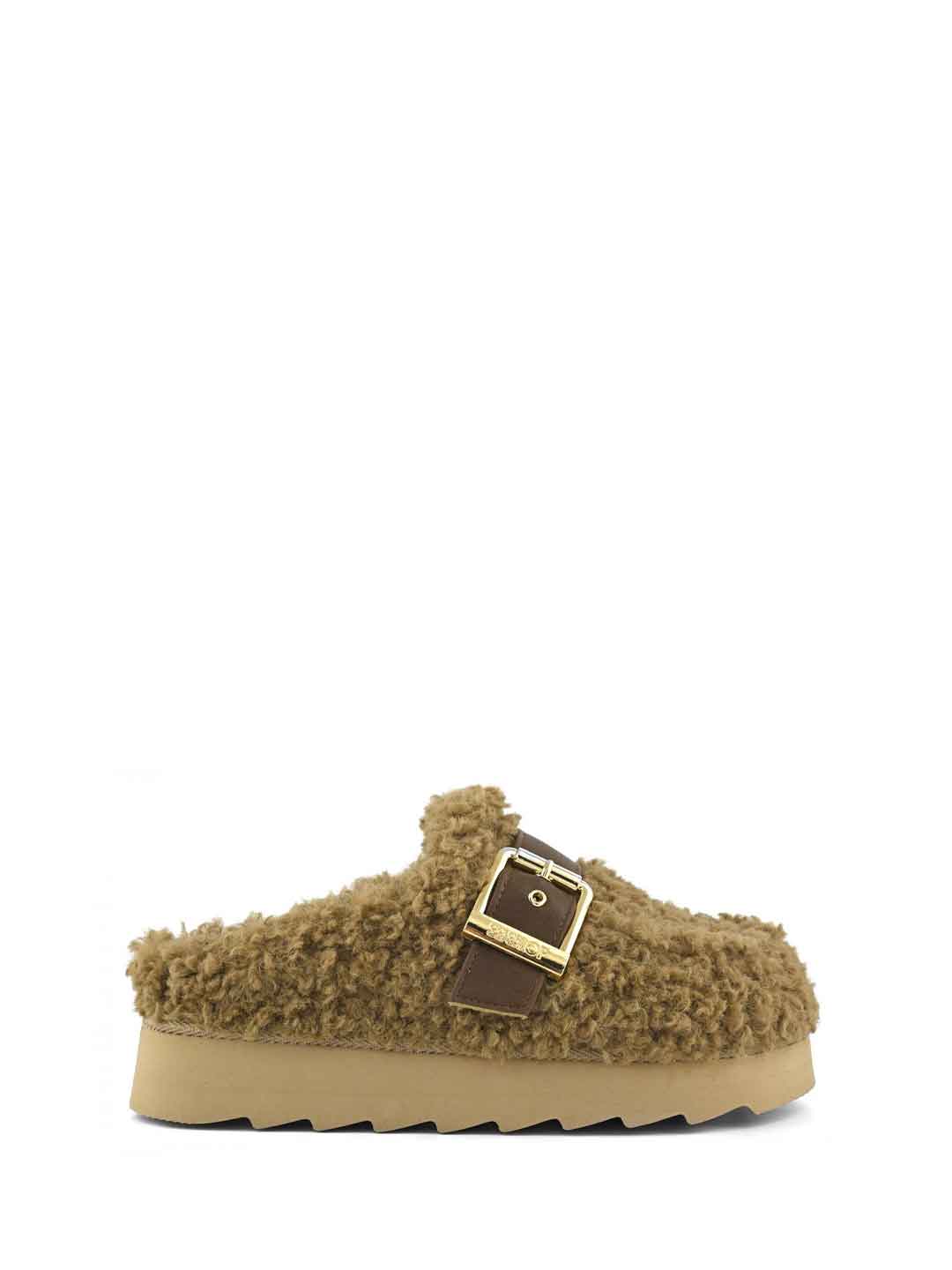 Colors Of California sabot marrone in teddy STORMY66 MARRONE COLORS OF CALIFORNIA 
