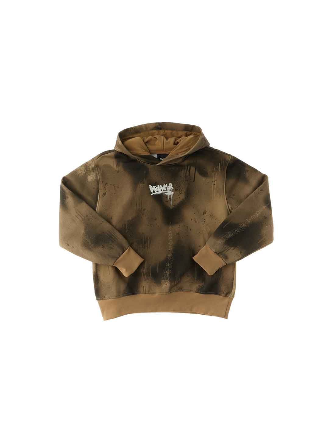 Disclaimer felpa kids marrone con cappuccio 58633 MARRONE DISCLAIMER 
