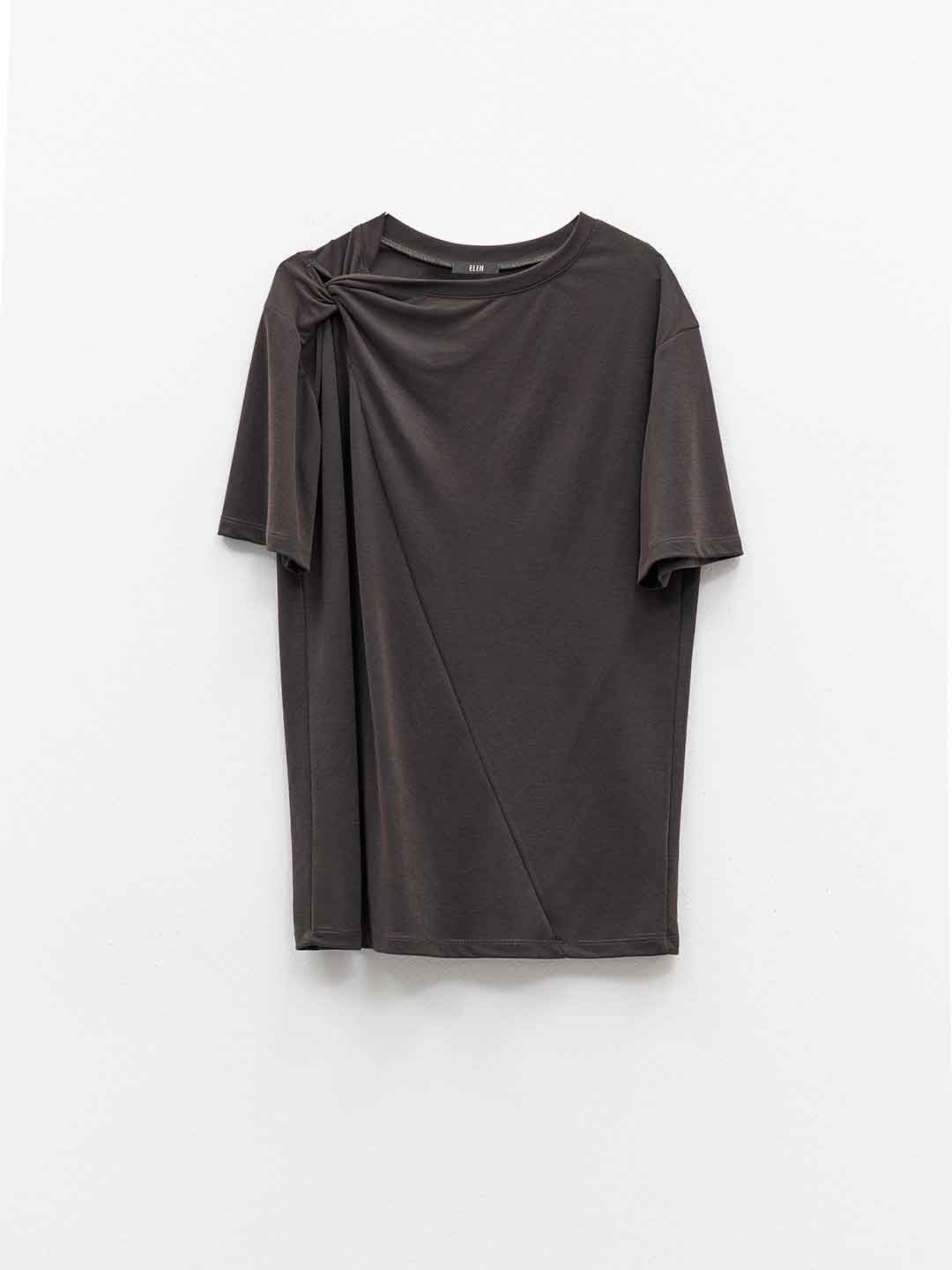 Eleh t-shirt antracite con nodo 099 ANTRACITE ELEH 