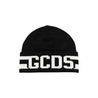 GCDS cappello kids nero in lana B2JU5818AL9 NERO GCDS 