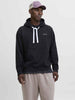 Jack & Jones felpe nero con cappuccio