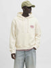 Jack & Jones felpa panna con cappuccio