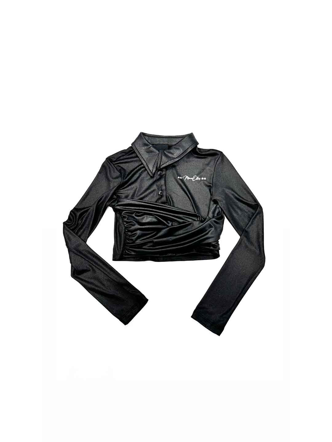 Marc Ellis camicia kids nero crop JMJSH02187 NERO MARC ELLIS 