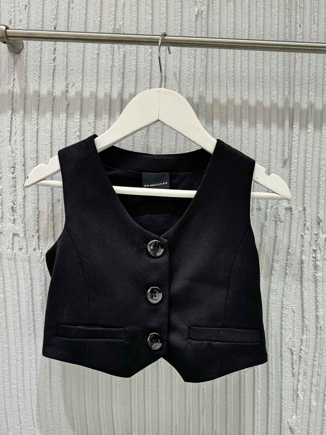 Marc Ellis gilet kids nero JMJWA02628 NERO MARC ELLIS 