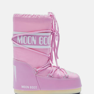 Moon Boot Icon stivali kids rosa alto in Nylon 1400440k ROSA MOON BOOT 