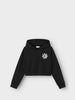 Name It felpa kids nero con fiore
