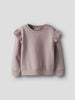 Name It felpa kids rosa con volant