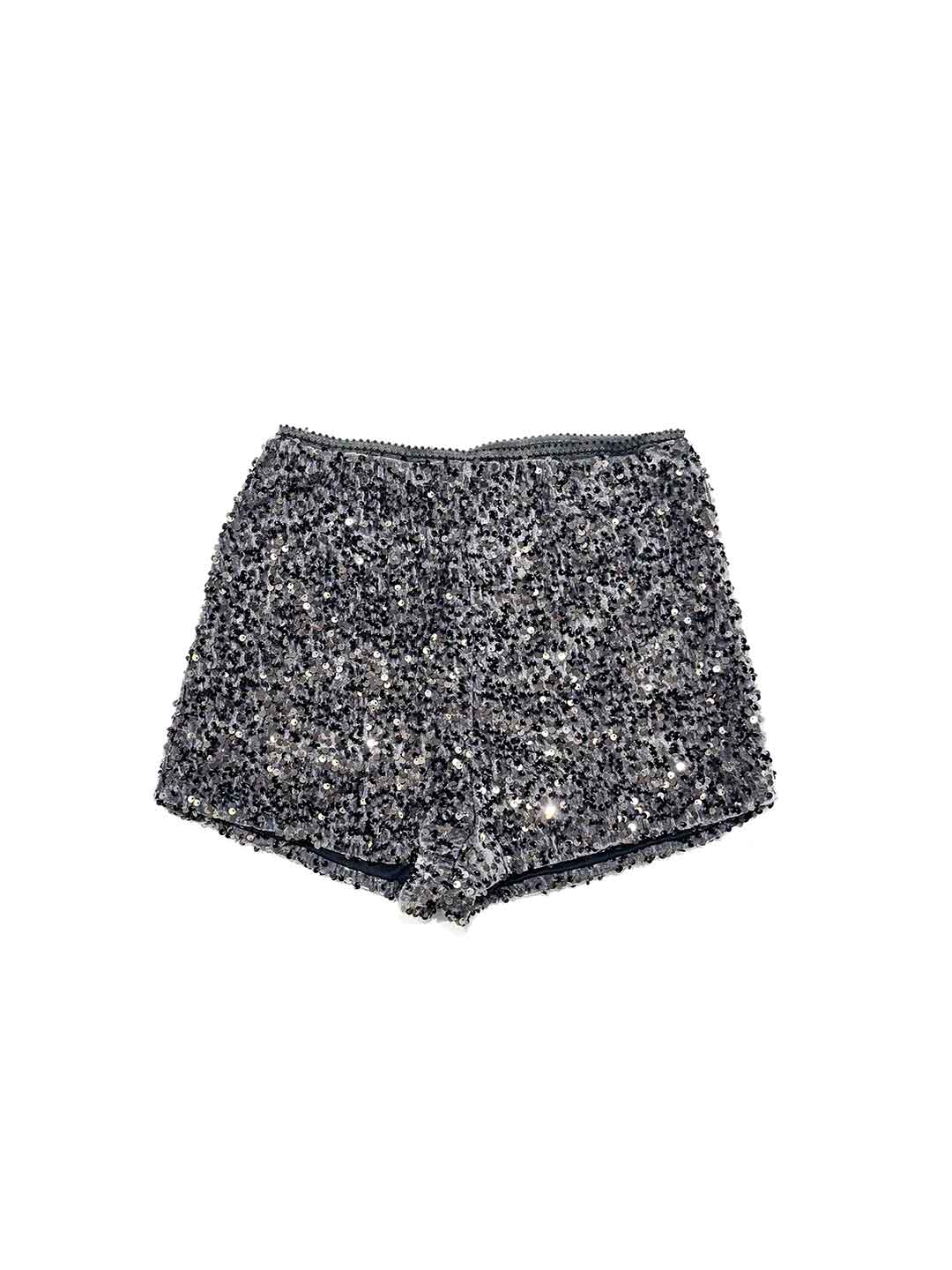 Tensione In shorts grigio con paillettes 26S1729 GRIGIO TENSIONE IN 
