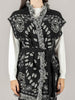 Tensione In gilet nero fantasia bandana