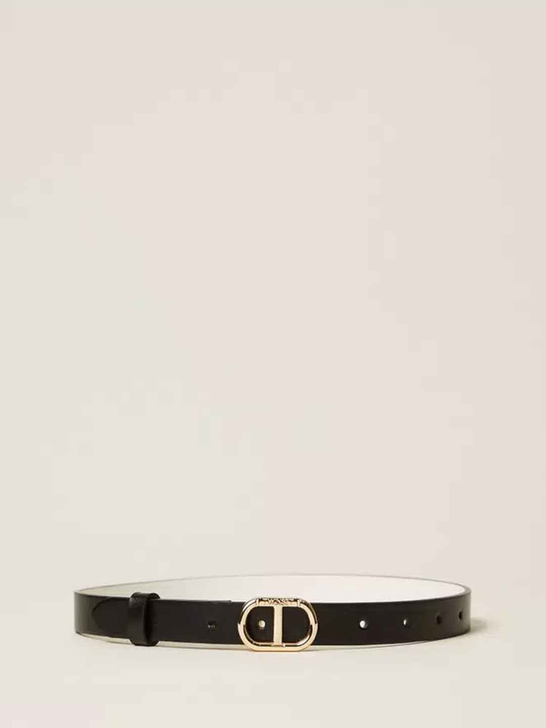 Twinset cintura kids nero reversibile 252GJ501C NERO TWINSET 
