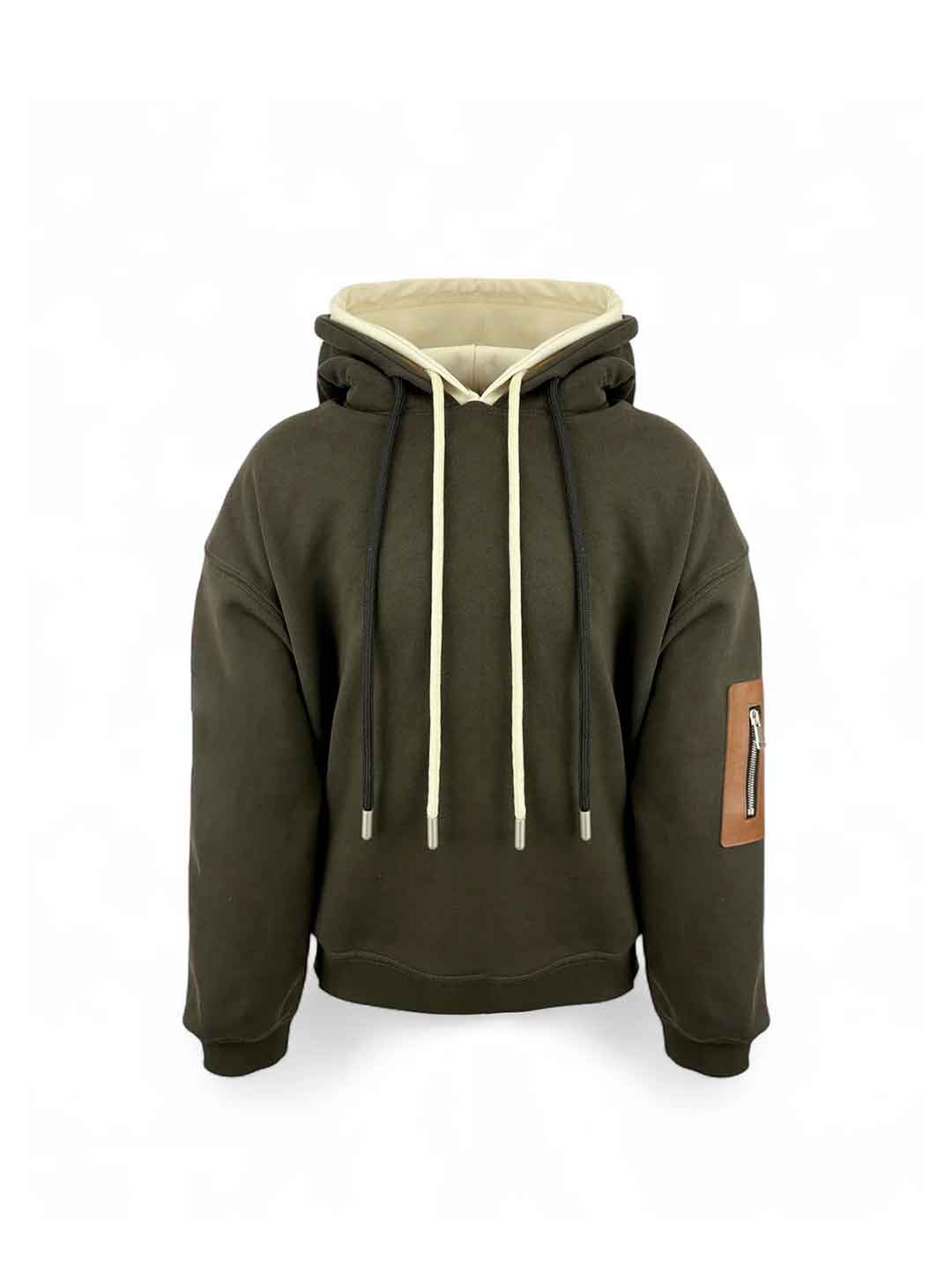 Yes London felpa kids verde con doppio cappuccio 5109-F VERDE YES LONDON 