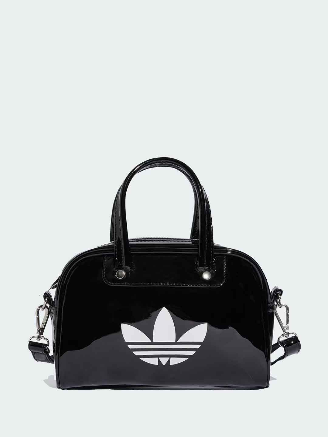 Adidas Adicolor borsa nero mini in vernice JX0247 NERO ADIDAS 