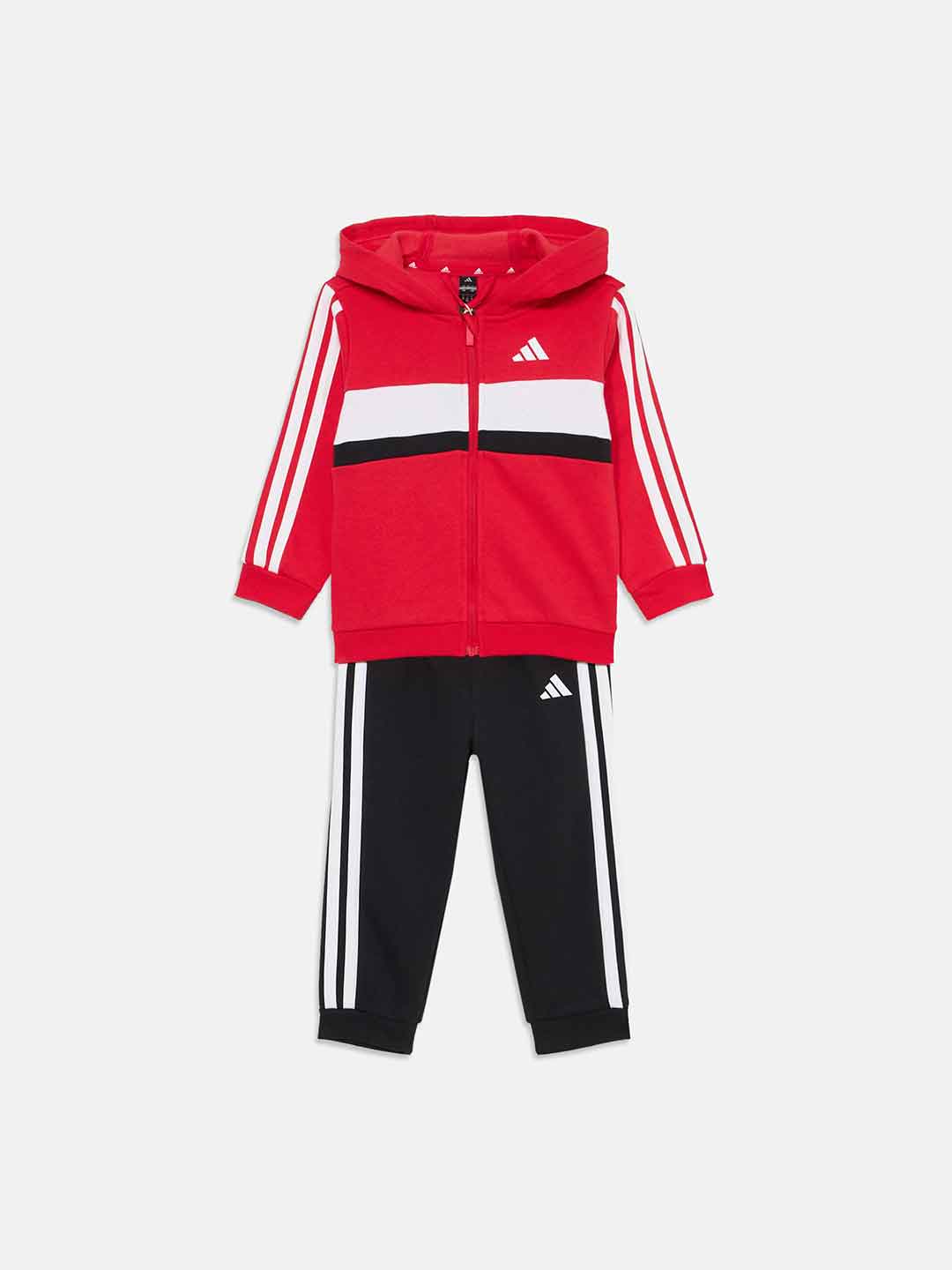 Adidas coordinato kids nero con felpa rossa 3 mesi-4 anni KC6003 NERO ADIDAS 