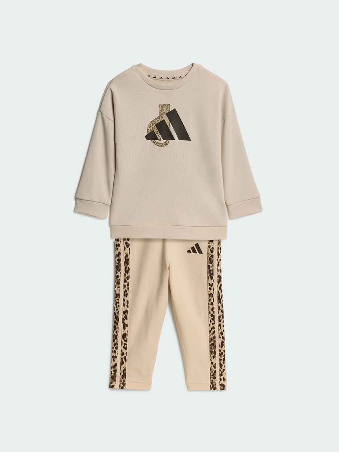 Adidas coordinato kids beige maculato 0 mesi- 4 anni KC9644 BEIGE ADIDAS 