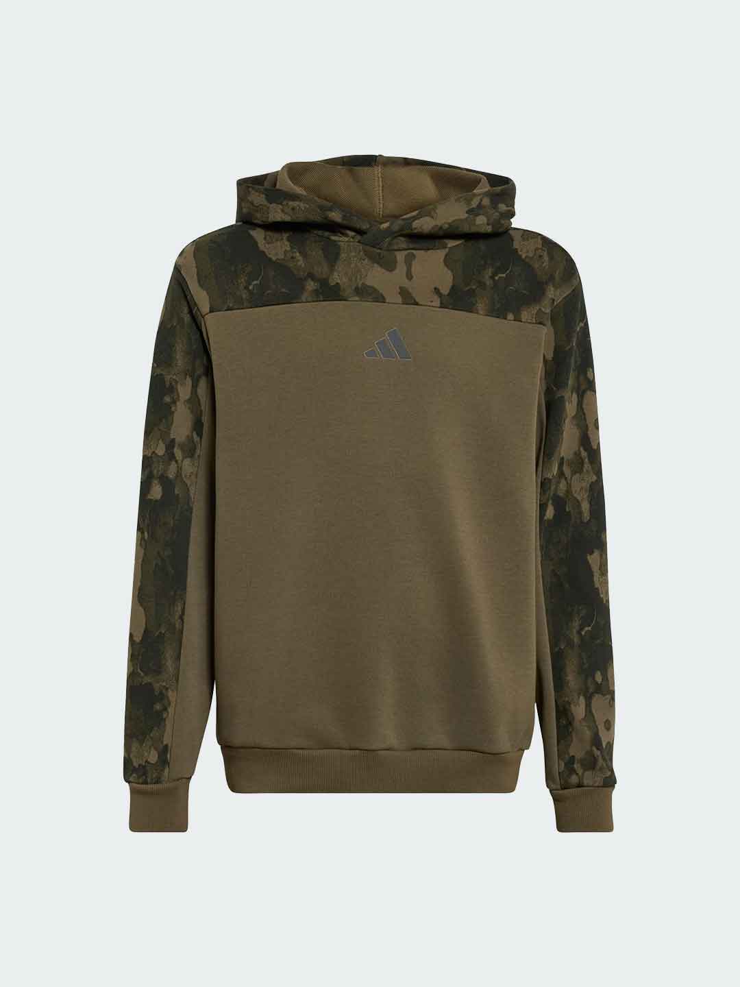 Adidas Seasonal Essentials Camo felpa kids verde mimetico 5-16 anni KC9709 VERDE ADIDAS 