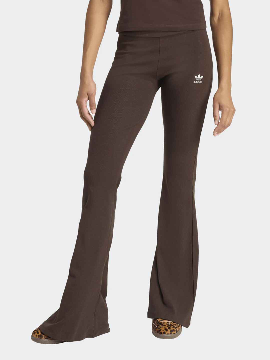 Adidas leggings marrone a zampa KD3849 MARRONE ADIDAS 