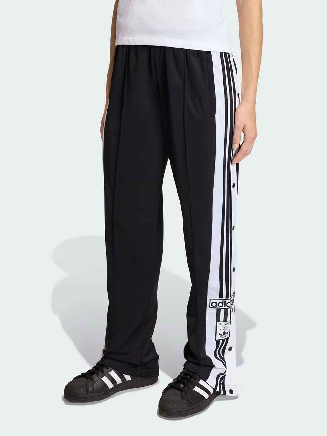 Adidas Adibreak pantalone nero con bande bianche KD4094 NERO ADIDAS 